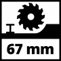 Пила циркулярная Einhell TC-CS 1410