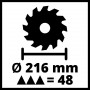 Пила торцовочная Einhell TC-SM 216 New (Бесплатная доставка)